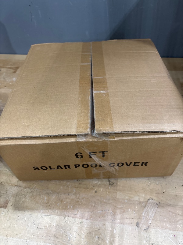 Photo 1 of Evoio Solar Pool Covers Blankets for 6 ft Diameter Round Inground Above Ground Swimming Pool, Heavy-Duty Bubble Pool Hot Tub Spa Solar Covers Thermal Blanket (6 Feet)