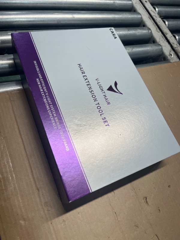 Photo 1 of V Light Hair Extension kit, V Light Extensions Machine tool set, V-Light Hair Removal Machine*1, V Light hair Glue 3pcs, Hair Remover 3pcs, v light hair extensions comb*2, hair extension cilps*2.