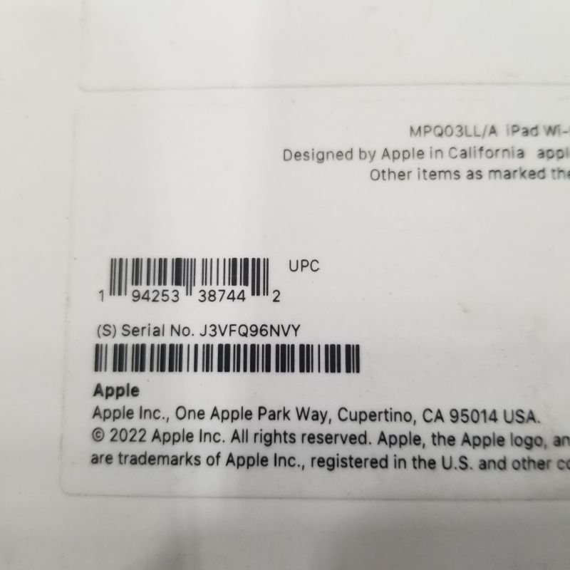 Photo 1 of Apple iPad (10th Generation): with A14 Bionic chip