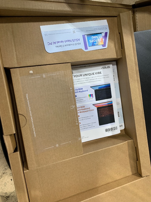 Photo 1 of ASUS Vivobook S 14 OLED Laptop, AMD Ryzen AI 9, 24GB, 512GB SSD, Neutral Black, M5406WA-DS76