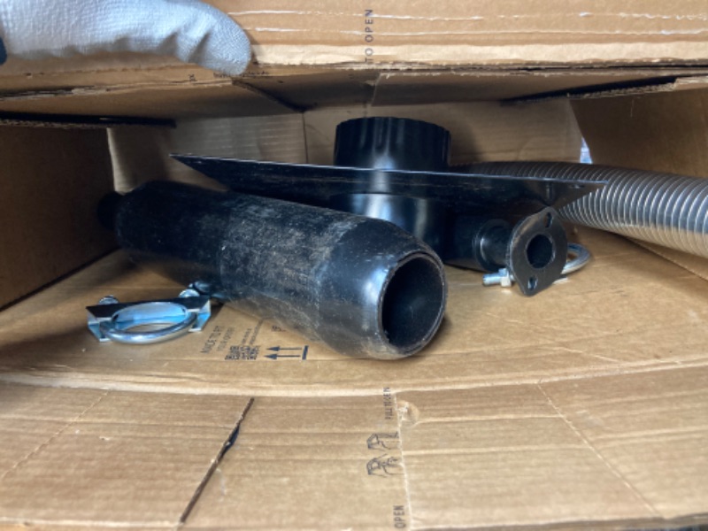 Photo 2 of ???????????? Generator Exhaust Silencer Extension Kit With Insulated Through-Wall Mounting Plate, Reduce Noise By 50% and Safe Emission Exhaust Gas, Compatible With Firman Honda