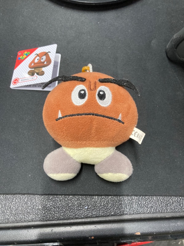 Photo 1 of Little Buddy Super Mario All Star Collection 1427 Goomba Stuffed Plush, 5", Multi-colored