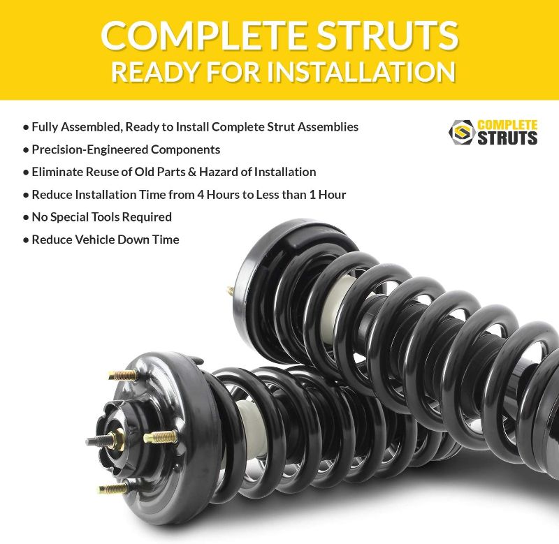 Photo 1 of COMPLETESTRUTS Front Quick Complete Strut Assemblies with Coil Springs Replacement for 2014-2019 Toyota Corolla - Set of 2