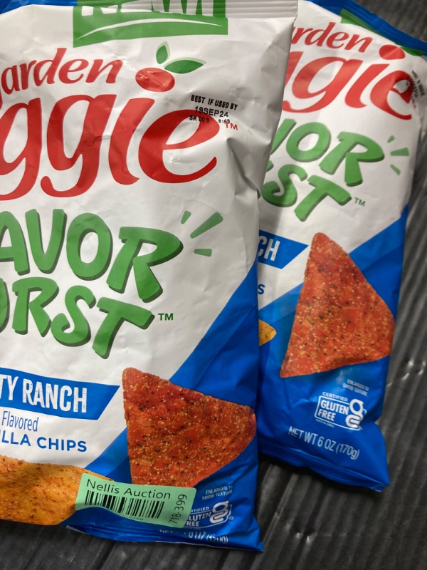 Photo 2 of 2 bags-Sensible Portions Garden Veggie Flavor Burst Tortilla Chips, Ranch, 6 Oz