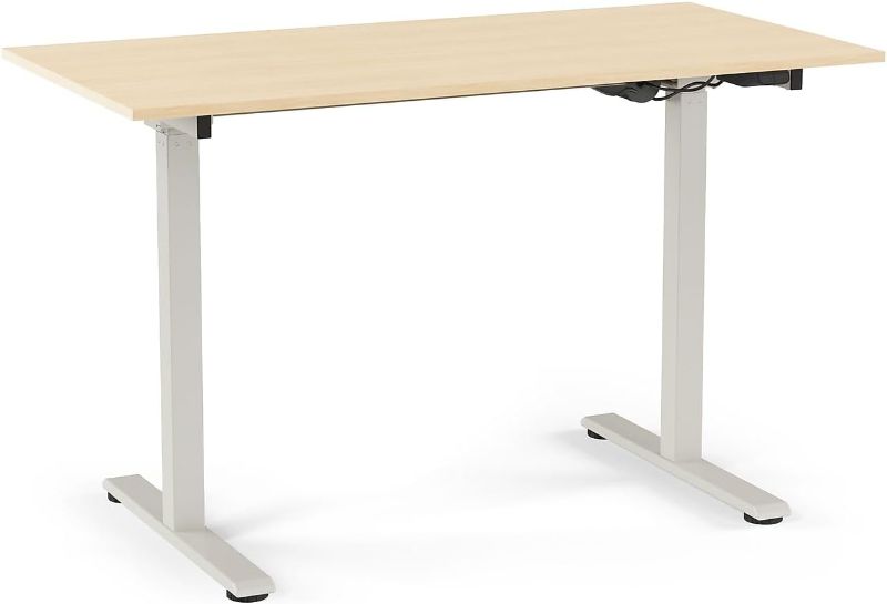 Photo 1 of ***see notes***
Rectangular Adjustable Standing Desk, Natural