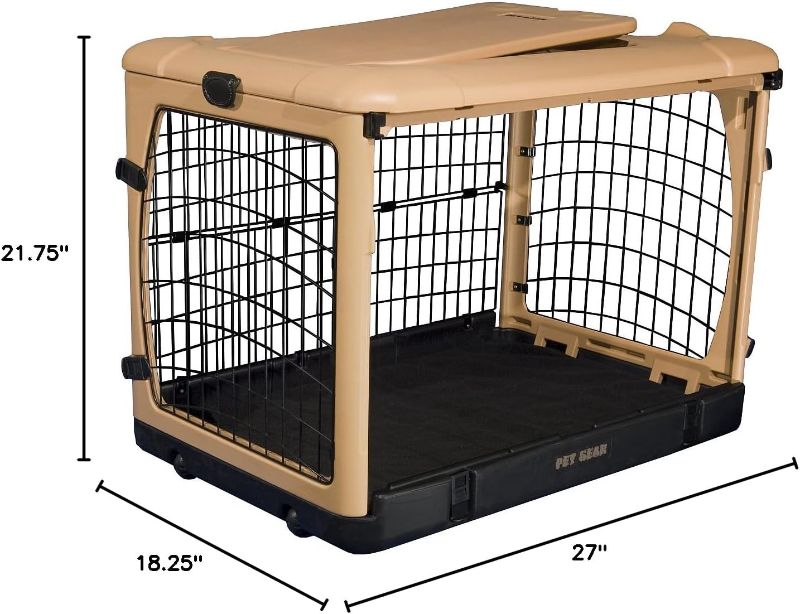 Photo 2 of **see notes**
***BLACK AND GRAY***unipaws Furniture Style Dog Crate for Medium Large Dogs, Indoor Aesthetic Dog Stuff Kennel, Modern Decorative Wood Wire Pet House Dog Cage, Pretty Cute End Side Table Nightstand, Weathered Grey