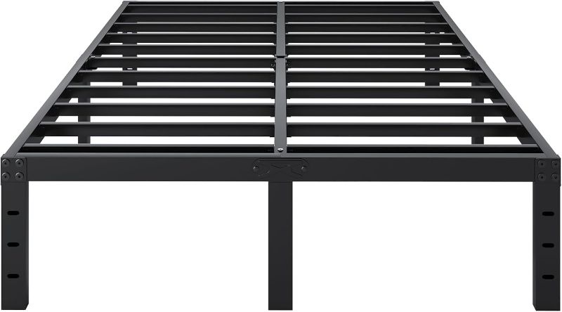 Photo 1 of ***SIMILAR TO THE IMAGE*****Full Size Bed Frame, 14 Inch Heavy Duty Metal Platform Bed Frame No Box Spring Needed, Storage Space, No Noise, Easy Assembly