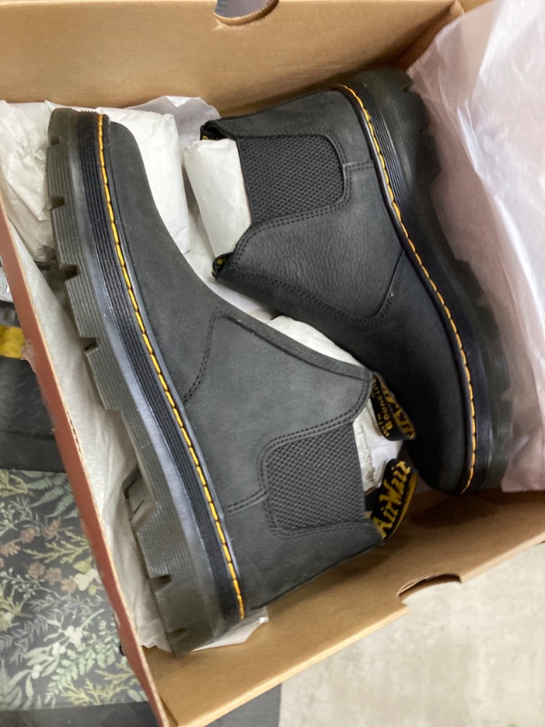 Photo 2 of Dr. Martens Unisex Chelsea Boot, black wyoming  Crazy Horse, 9 US Men **SEE NOTES 