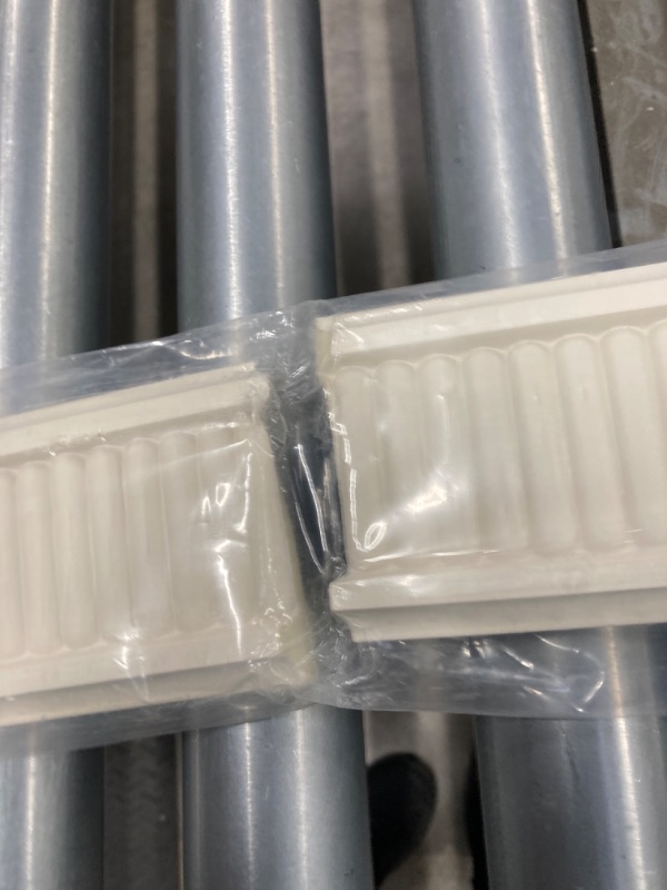 Photo 1 of Ekena Millwork CHA03X00NE-CASE-2 Nevio Chair Rail (2-Pack), 3"H x 5/8"P x 94 1/2"L, (3/8" Repeat), Primed