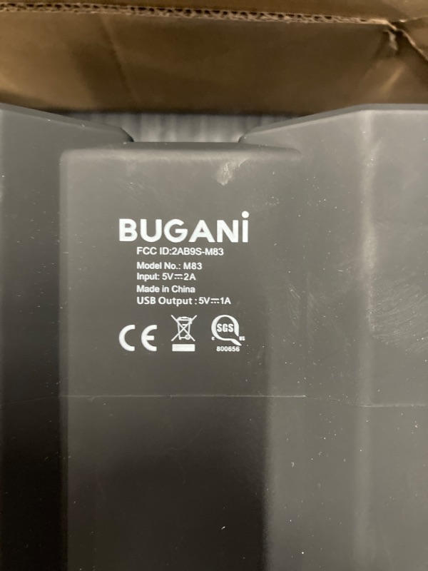 Photo 2 of BUGANI Bluetooth Speaker, Shock Portable Bluetooth Speaker, Bluetooth 5.3, Waterproof, Wireless Speakers, 60W Super Power, Outdoor Speaker, Black