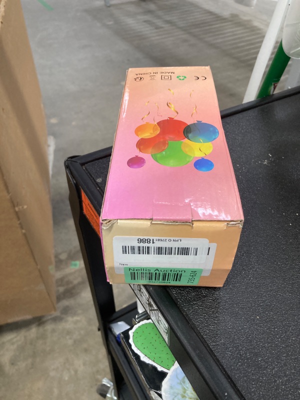 Photo 1 of 3T6B Balloon Pump Electric Air Pump for Balloons Portable Balloon Inflators Blower Machine for Birthday Party Balloon Decorations for Long Animal Twisty Curly Balloon, Foil Balloons(12V 18W)