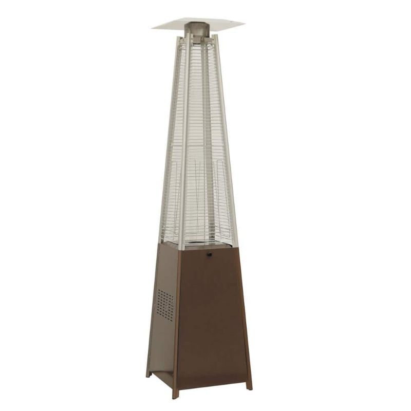 Photo 1 of 42,000 BTU Bronze Propane Pyramid Standing Patio Heater