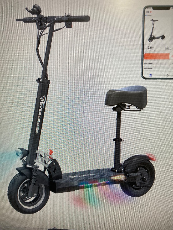 Photo 1 of EVERCROSS H3 ELECTRIC SCOOTER,Cost-effective Model ***(GENTEL USED SOME SCUFF AND STRACHES ALONG THE RIM AND TIRES AND SOME PAINT CHIP)***