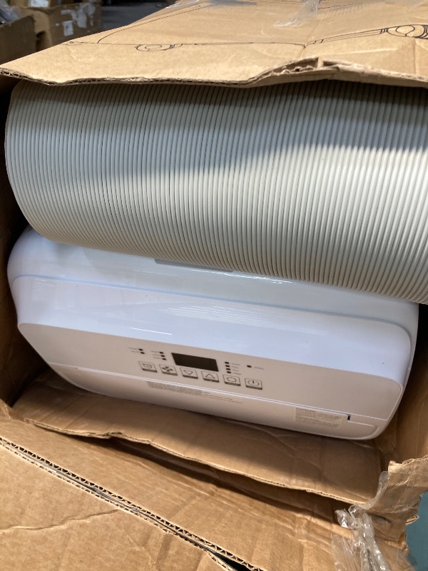 Photo 1 of 
TURBRO Finnmark 14,000 BTU Portable Air Conditioner and Heater, Dehumidifier, 3-Speed Fan, Covers Rooms up to 600 Sq. Ft., Remote and WiFi Control, 7.77 CEER High Efficiency, CSA-Certified
