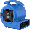 Photo 1 of 1/8 HP Air Mover Carpet Dryer Floor Blower Fan for Home Use in Blue