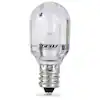 Photo 1 of 15-Watt T6 E12 3000K Bright White Equivalent Candelabra Base LED Light Bulb