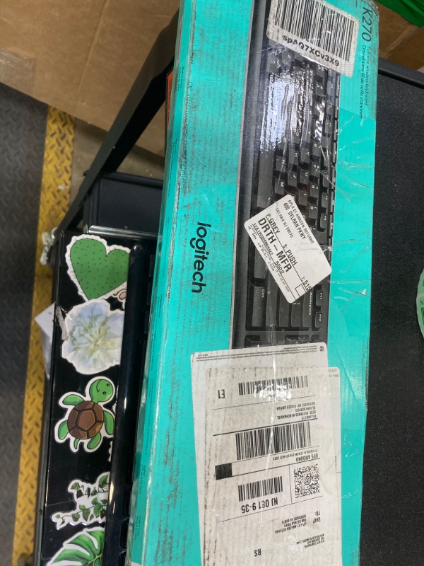 Photo 1 of Logitech K270 Wireless Keyboard, USB Unifying Receiver, Black
