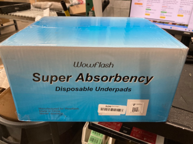 Photo 1 of 50 Count 30” x 36” Super Absorbency Disposable Underpads