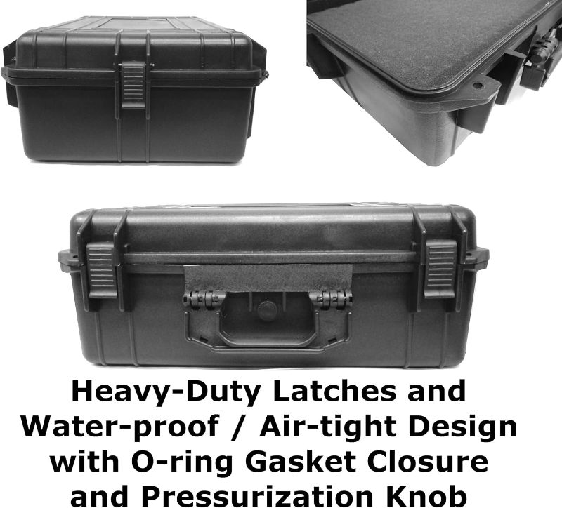 Photo 1 of 23 inch XL Airtight Travel Case with Impact Absorbing Protective Customizable Foam