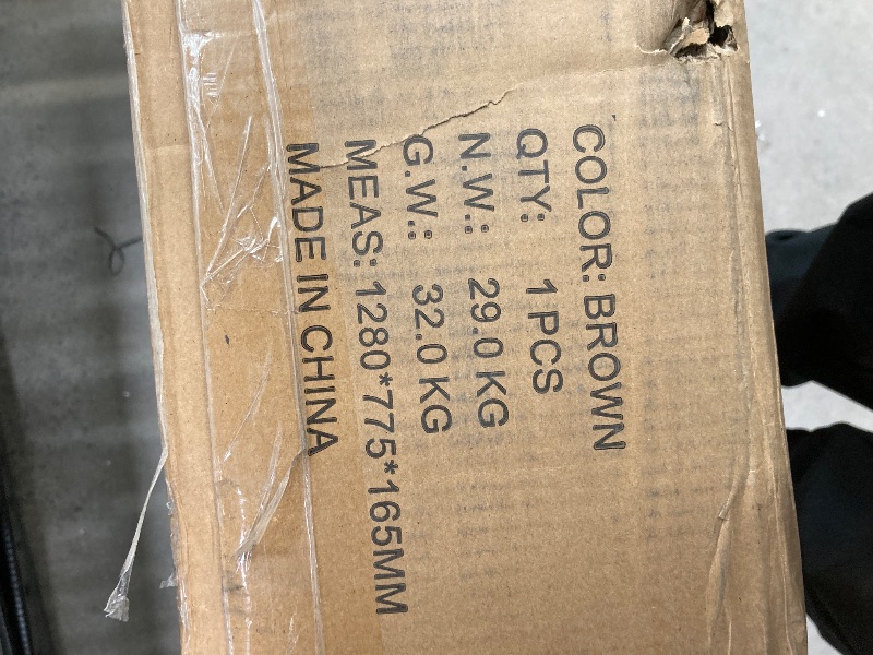 Photo 1 of Jocoevol Kitchen Island With Storage, Bakers Rack with Power Outlet, Island Table for Kitchen, Bakers Rack With Storage, Large Kitchen Island Table, Coffee Bar Table With Shelf,5 Racks, Rustic Brown