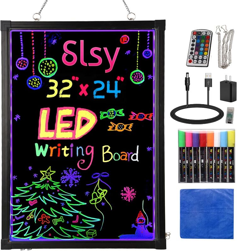 Photo 1 of  Illuminated LED Message Writing Board Erasable (28"X20")