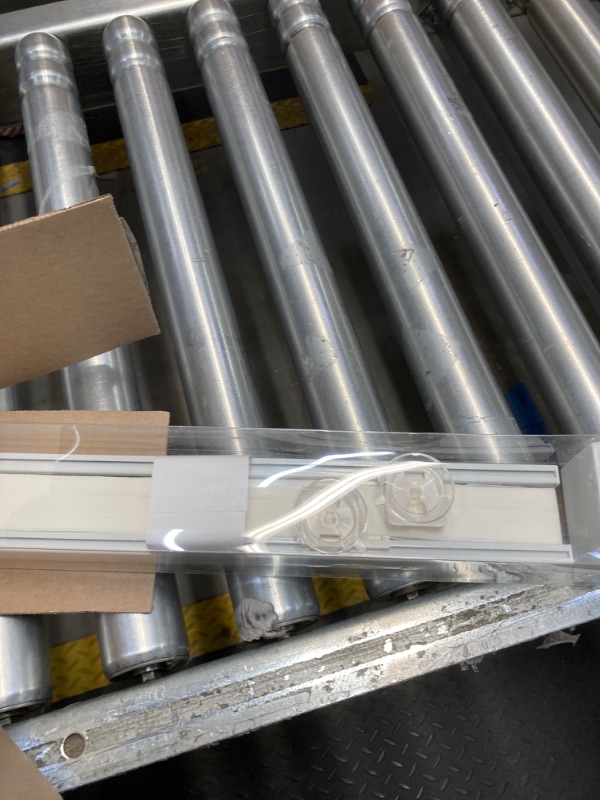 Photo 1 of LazBlinds Tool-Free Cordless Pleated Shades with Suction Cups Light Filtering Top Down Bottom Up Pleated Blinds for Windows Size 29" W X 64" H, Non-Woven White