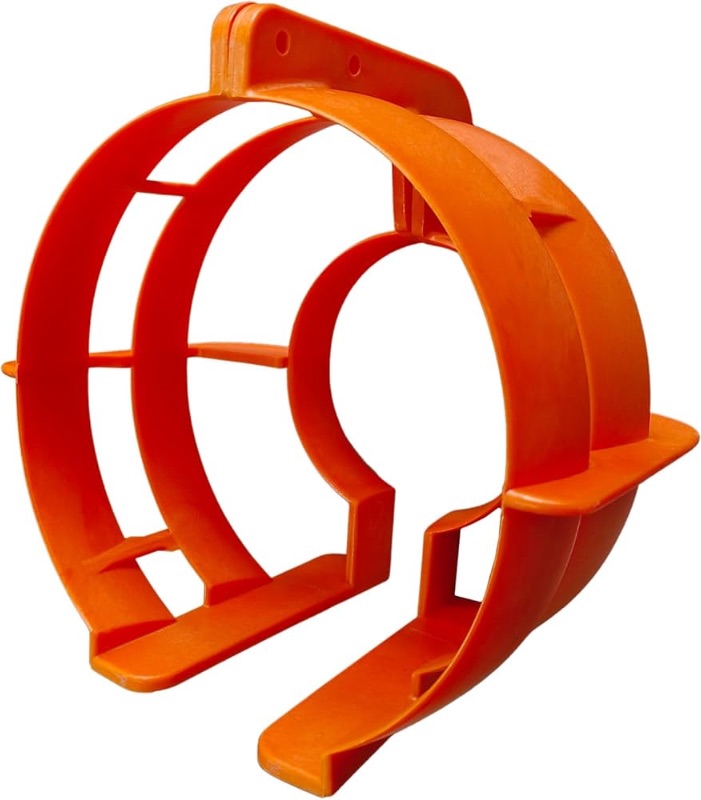 Photo 1 of 11" Propeller Safety Guard for 25-35 HP Outboard Motors Polypropylene Marine Thruster Protective Cover, Orange Cage