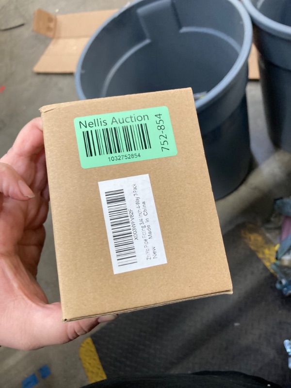 Photo 1 of 3/4 Inch PVC Fitting Elbow 4-Way 7-Pack, ZhiYo PVC Pipe Fitting Connector for Building Furniture, DIY PVC Corner Elbow Fitting for Pipe Connections, Pool Products, Greenhouse, Shed and Tent Connection