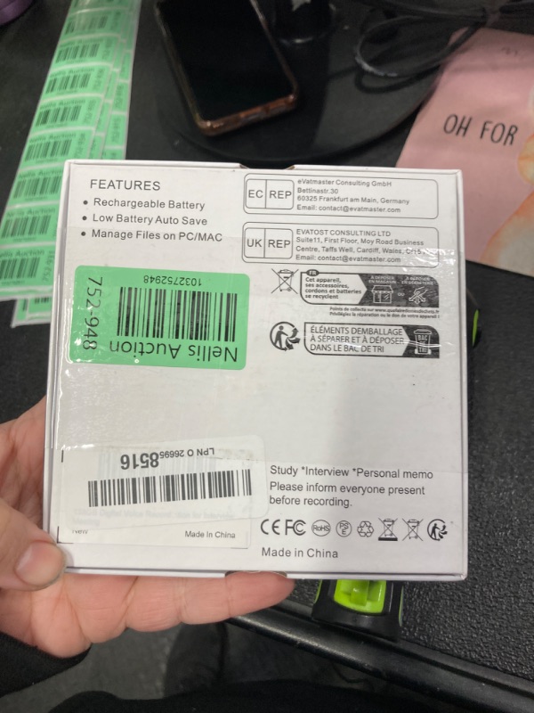 Photo 2 of 128GB Digital Voice Recorder (1820Hrs Storage), Howabo 35H New Upgraded Voice Activated Recorder with Playback and Type-C, 1536Kbps Tape Recorder with 2159 Noise Reduction for Interview Personal Memo