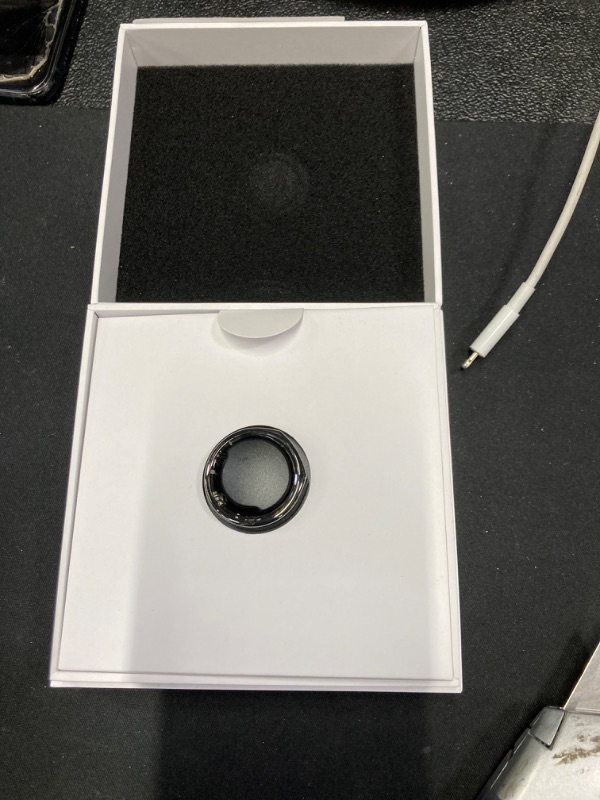 Photo 1 of Oura Ring Gen3 Heritage - Black - Size 12 - Smart Ring - Size First with Oura Ring Gen3 Sizing Kit - Sleep Tracking Wearable - Heart Rate - Fitness Tracker - 5-7 Days Battery Life