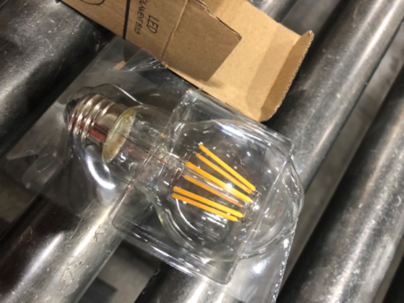 Photo 2 of 12Vmonster DC 12V 6 Watt Warm White 2700k LED Edison Filament A60 A19 Light Bulb E26 E27 Medium Base Lamp DC 12V 24V 36V Camping RV Cabin DC Battery Bank System Lighting Tesla Powerwall Motor Home PV