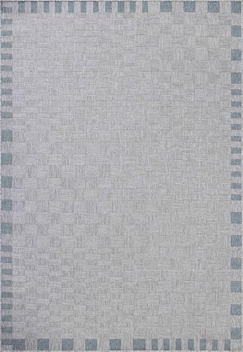 Photo 1 of  Loloi Amber Lewis X Topanga Silver/Blue 6'-7" X 9'-4" Area Rug 