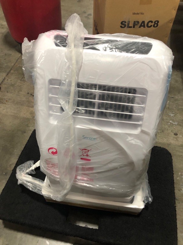 Photo 3 of  SereneLife SLPAC8 - 8 000 BTU Portable Air Conditioner with Dehumidifier and Fan Modes 