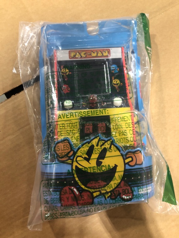 Photo 1 of Basic Fun Arcade Classics - Pac-Man Color LCD Retro Mini Arcade Game, Yellow