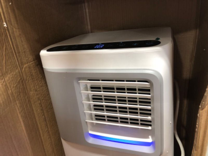 Photo 2 of 12,000 BTU Portable Air Conditioner Cools Up to 500 Sq.Ft, 3-IN-1 Energy Efficient Portable AC Unit with Remote Control & Installation Kits for Large Room, Campervan, Office, Temporary Space