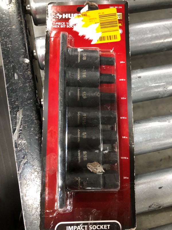 Photo 2 of 1/2 in. Drive Hex Bit Impact Socket Set SAE (7-Piece)