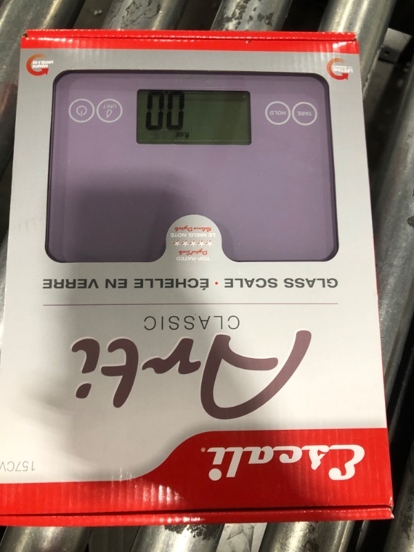 Photo 1 of Arti Classic Glass Digital Food Scale, Purple

