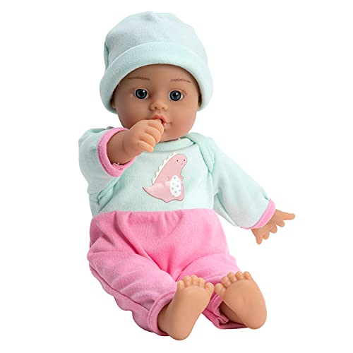 Photo 1 of Adora Amazon Exclusive Sweet Babies Collection, 11” Soft and Cuddly Girl Baby Doll | Machine Washable, Birthday Gift For Ages 1+ - Baby Girl Dino