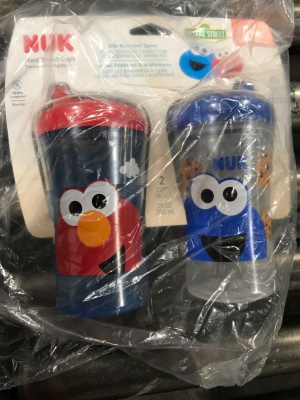 Photo 2 of NUK Sesame Street Hard Spout Sippy Cup - 10oz/2pk
