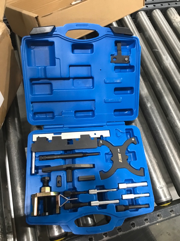 Photo 1 of EWK Camshaft Alignment Timing Chain Tool Engine Flywheel Locking Tool for Ford Focus, Fusion, Fiesta, Escape/Volvo
