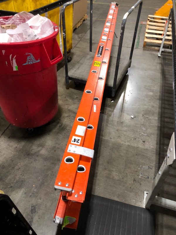 Photo 2 of  Louisville Ladder L-3022-24PT Foot Extension Ladder, 20 feet, Orange 