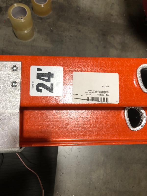 Photo 3 of  Louisville Ladder L-3022-24PT Foot Extension Ladder, 20 feet, Orange 