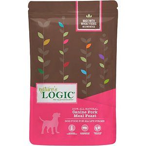 Photo 1 of  Nature's Logic Canine Pork Meal Feast Dry Dog Food - 13 Lb Bag BEST BY 16 AUG 2025