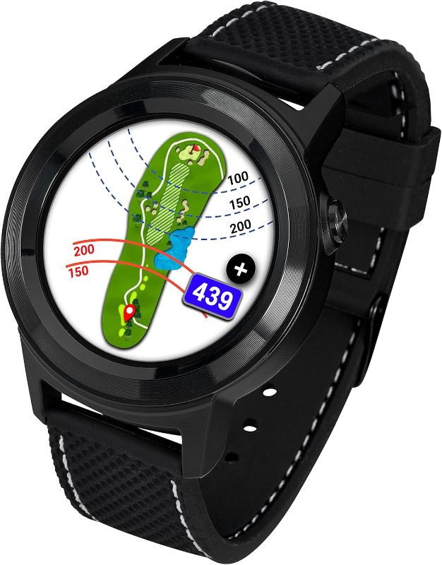 Photo 1 of  GOLFBUDDY Aim W11 Golf GPS Watch, Premium Full Color Touchscreen, Preloaded with 40,000 Worldwide Courses, Easy-to-use Golf Watches 