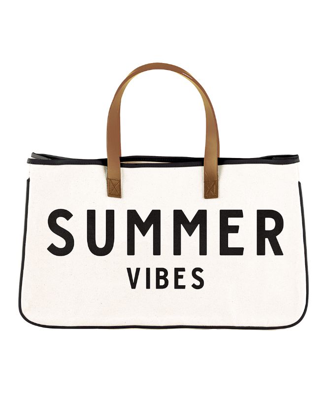 Photo 1 of  Creative Brands G3152 20 X 11 in. with 6 in. Gusset Canvas Tote - Summer Vibes 