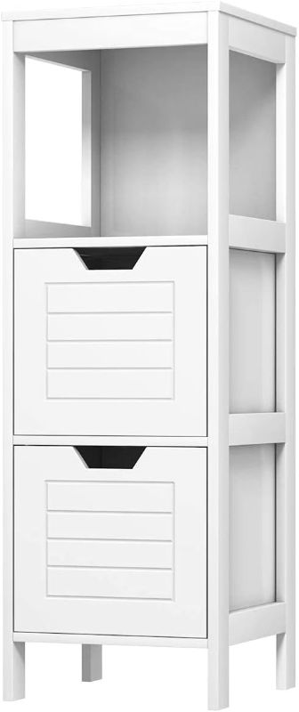 Photo 1 of  Bathroom Floor Cabinet, White 