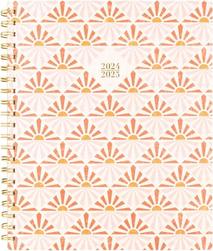 Photo 1 of 2024-2025 Cambridge® Sunbeams Weekly/Monthly Academic Planner, 8-1/2" X 11", Orange, July 2024 to June 2025, 1716-905A
