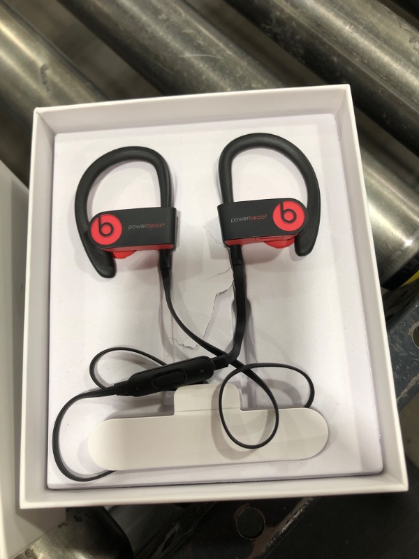 Photo 2 of Beats Powerbeats3 Wireless Earphones - Siren Red (Renewed Premium)