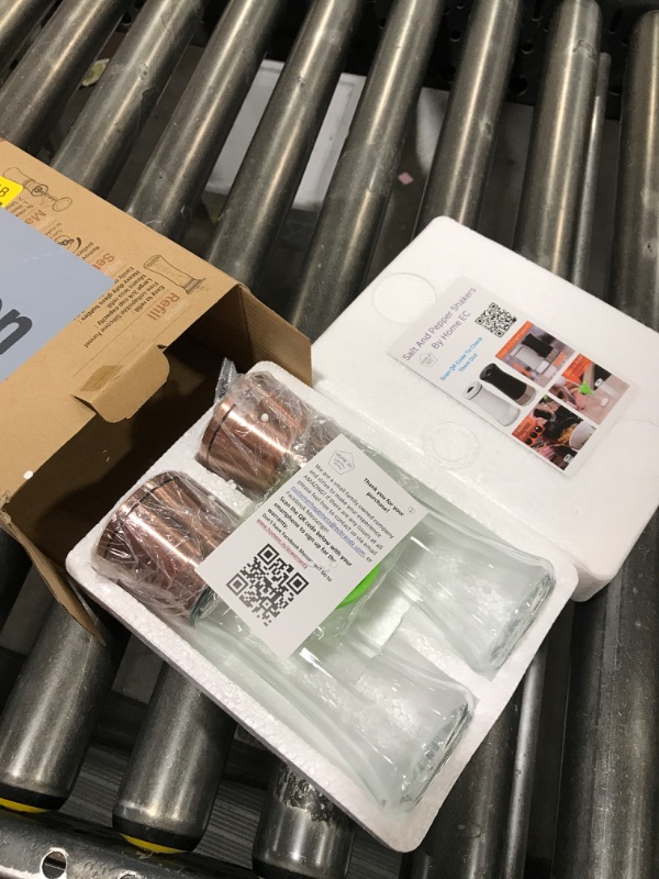 Photo 1 of HOME EC Original Copper Salt and Pepper Grinder Set - Adjustable Copper Salt Grinder & Copper Pepper Grinder - Copper Salt and Pepper Shakers set - Copper Pepper Mill & Copper Salt Mill