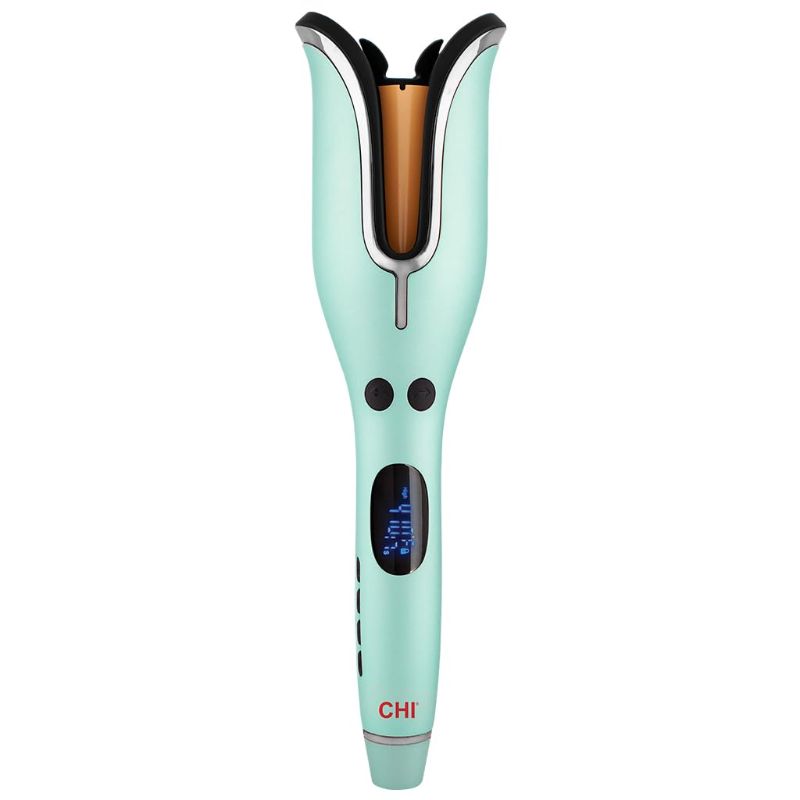 Photo 1 of  CHI Spin N Curl, Curling Iron For Healthy & Shiny Effortless Curls & Waves, Provides Preset Temperature Settings For Each Hair Texture, Mint Green 